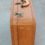 Sturdy Leather Suitcase