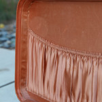 Brown Silk Interior Detail